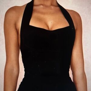 House of CB London Black Yvette Bodysuit